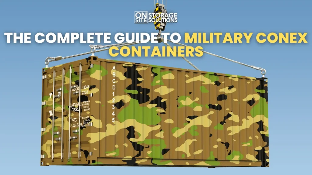 military conex containers