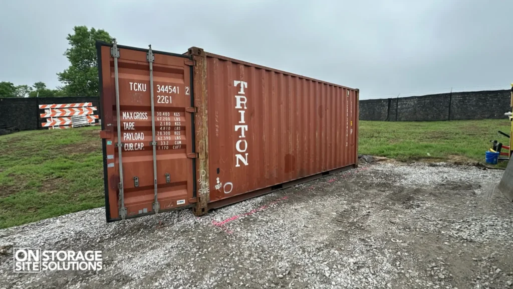 40-foot used conex container for sale