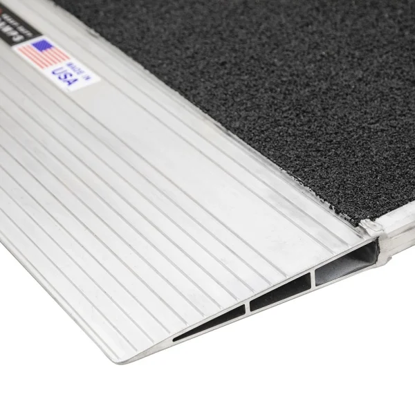 48" x 36" Grit-Coat Aluminum Shipping Container Ramps - 8,000 lb. Cap