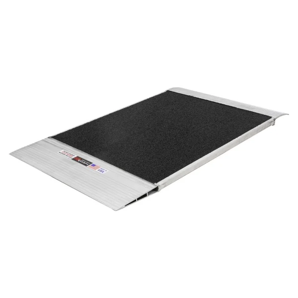 48" x 36" Grit-Coat Aluminum Shipping Container Ramps - 8,000 lb. Cap