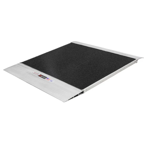48 x 45 Grit-Coat Aluminum Shipping Container Ramps - 8,000 lb. Cap