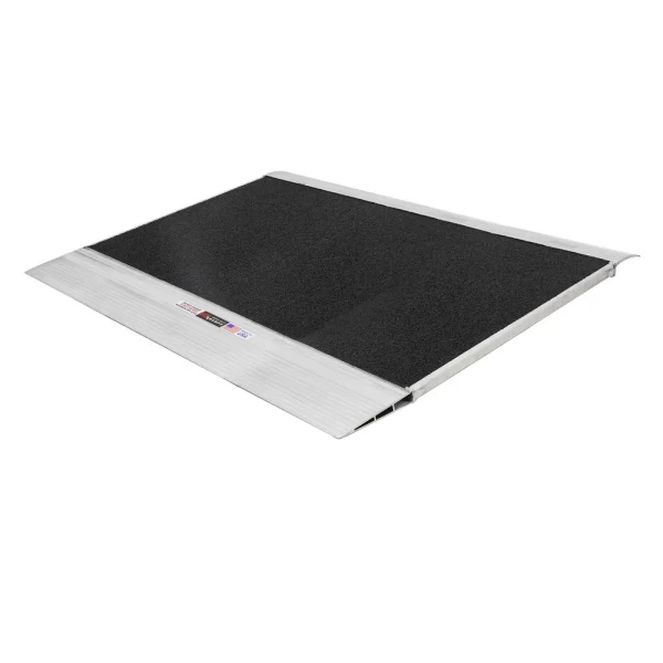 48" x 63" Grit-Coat Aluminum Shipping Container Ramps - 12,000 lb. Cap