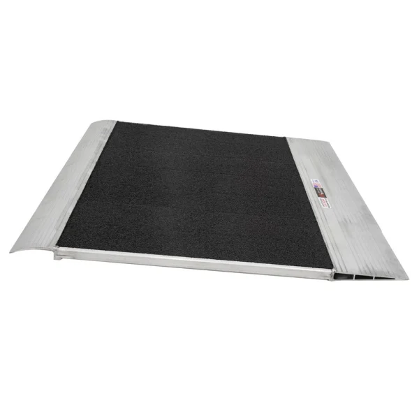 48" x 63" Grit-Coat Aluminum Shipping Container Ramps - 12,000 lb. Cap