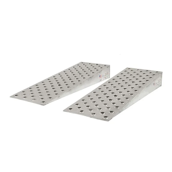 36" L x 16" W Aluminum Shipping Container Wedge Ramps - 10,000 lb. Cap