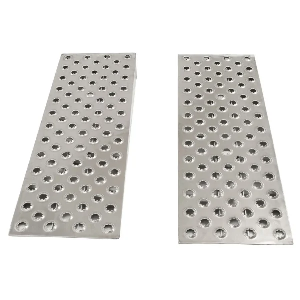 36" L x 16" W Aluminum Shipping Container Wedge Ramps - 10,000 lb. Cap
