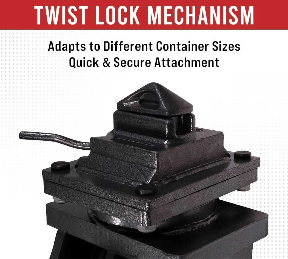 Shipping Container Caster Wheels (Dual Wheel), 11000 lbs WLL