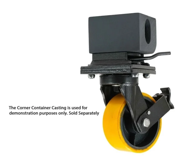 Shipping Container Caster (Single Wheel), 6600 lbs WLL