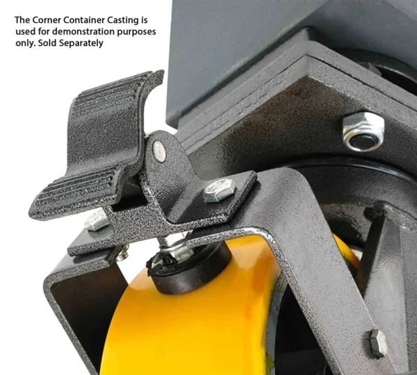 Shipping Container Caster (Single Wheel), 6600 lbs WLL
