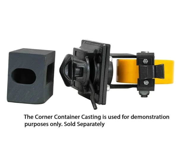 Shipping Container Caster (Single Wheel), 6600 lbs WLL