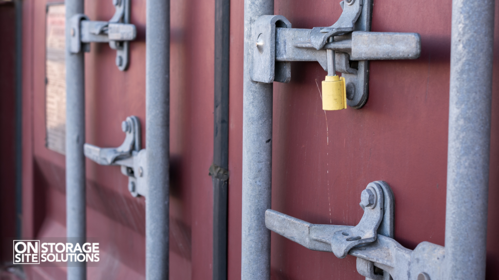 What is the security of conex storage containers near me