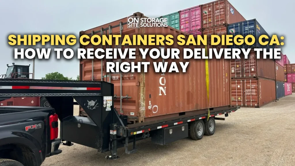 Shipping Containers San Diego CA
