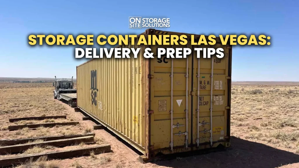 Storage Containers Las Vegas