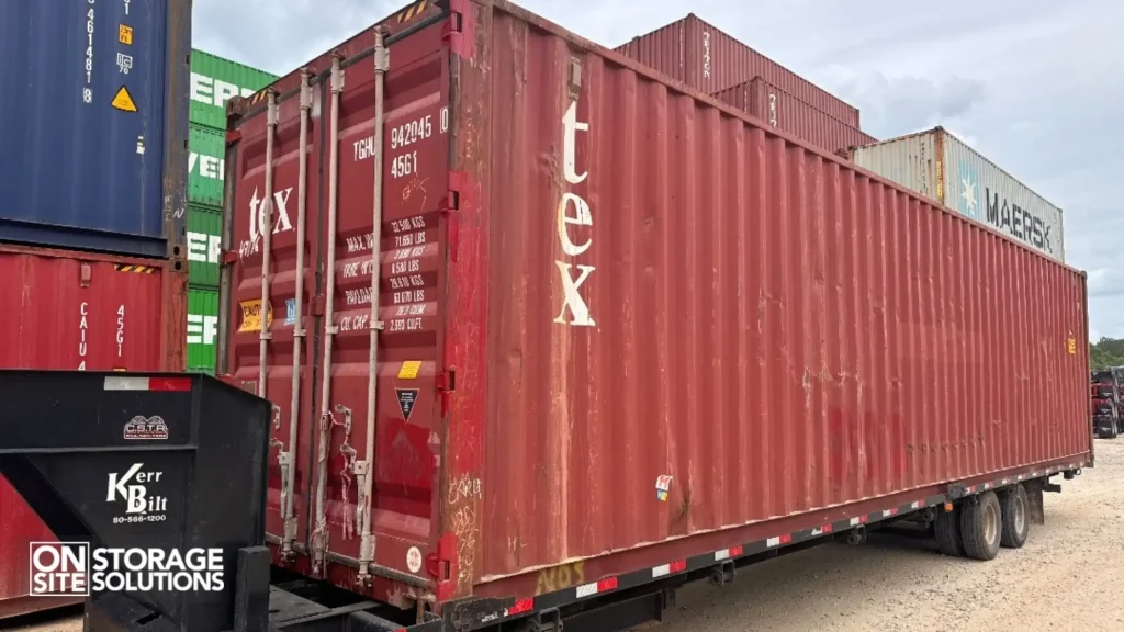 conex rental location and delivery distance