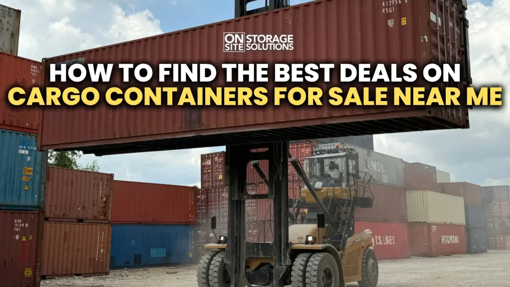 Cargo container for sale near me