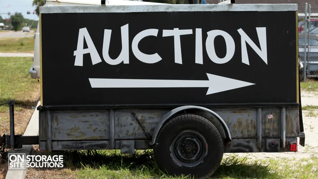 used cargo container for auction