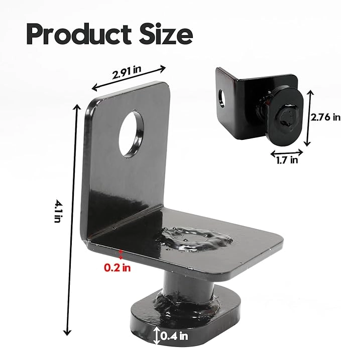 4 Pack Shipping Container Anchors, Shipping Containers Side Twist Lock, Shipping Container Tie Downs, Shipping Container Accessories for Anchoring to Rock Floor or Cement