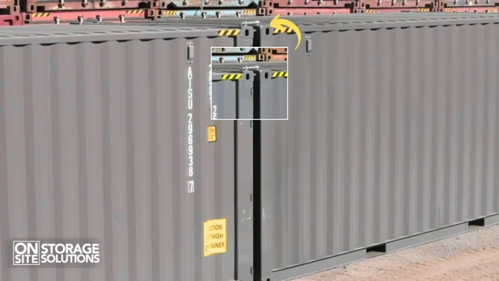 Bridge fittings used to reinforce shipping container storm shelters