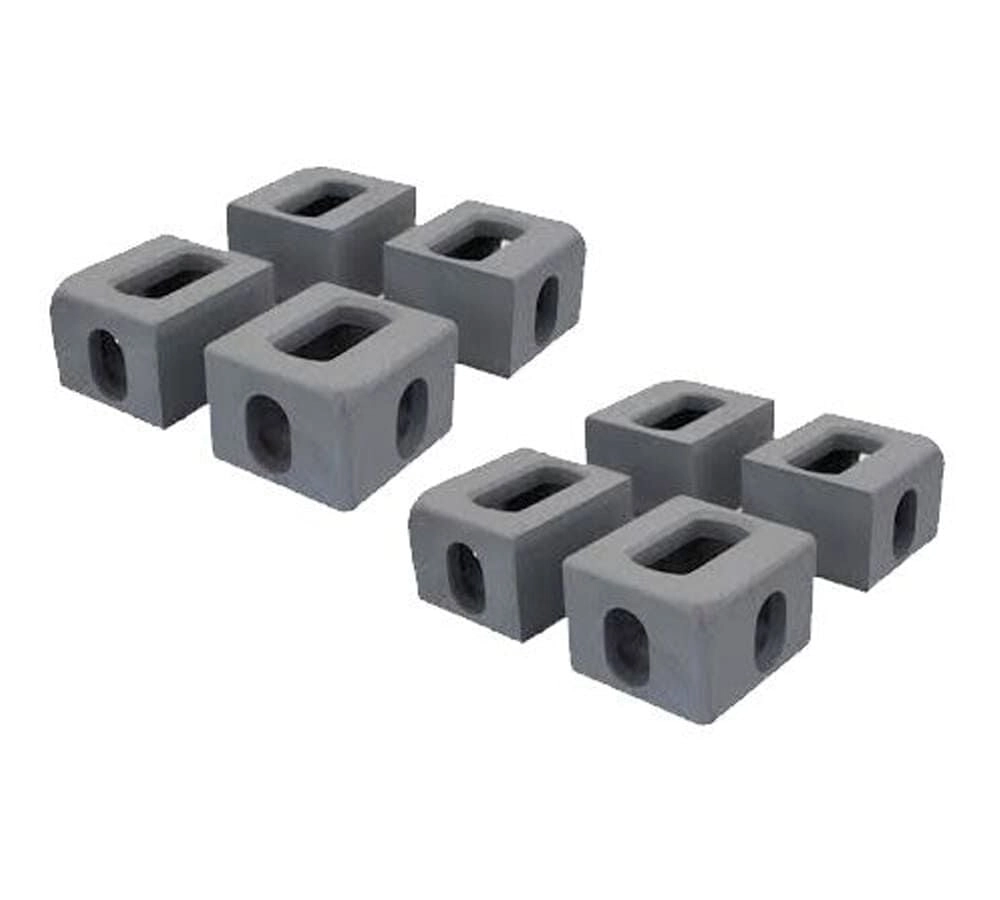 8-Pack ISO 1161 Steel Container Corner Castings