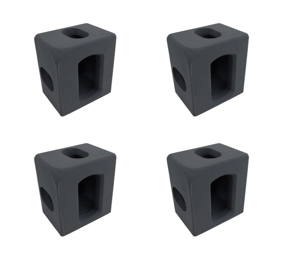 4-Pack ISO 1161 Steel Container Corner Castings