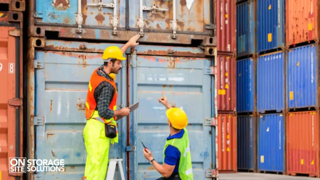 Shipping container security weak points showing vulnerable areas prone to theft