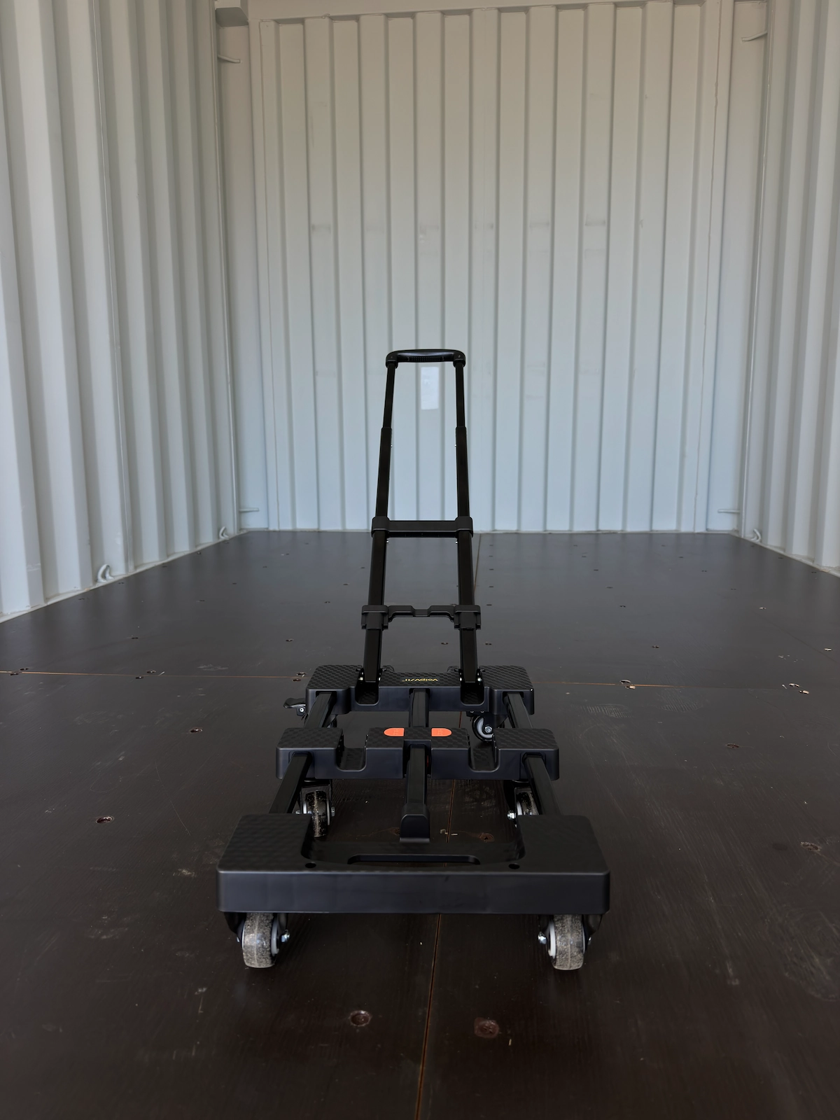 Folding Hand Truck 500lbs, Portable Heavy Duty Dolly Cart, 6 Wheels Collapsible Luggage Cart with 2 Elastic Ropes - Compact Trolley Cart for Easy Moving - Ideal Hand Cart for Travel and More