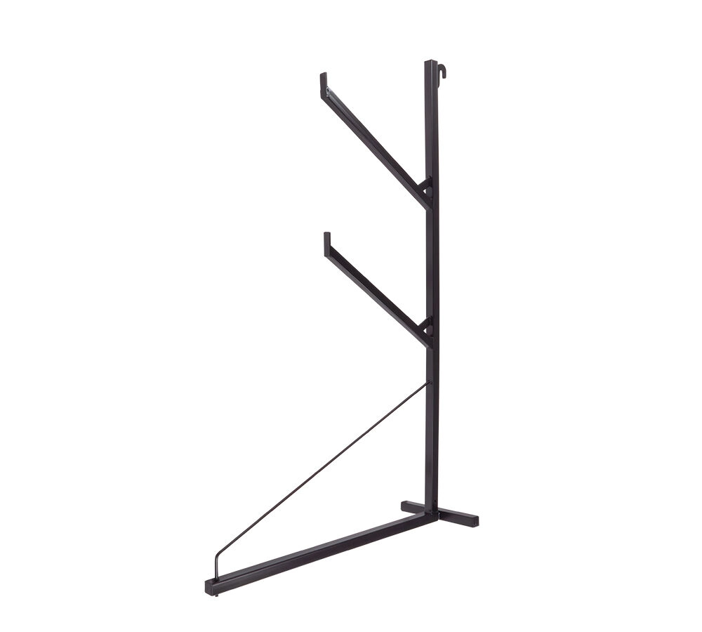 29-1/8" x 53-1/8" 3-Tier Shipping Container Pipe Rack w/ Hook & Stabilizer Bar