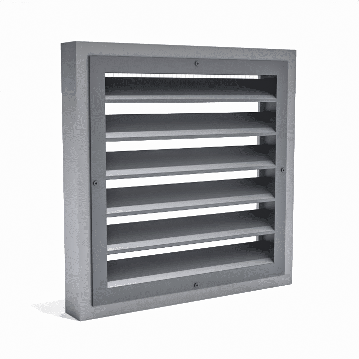 Louver Vent 12" x 12" w/ Frame