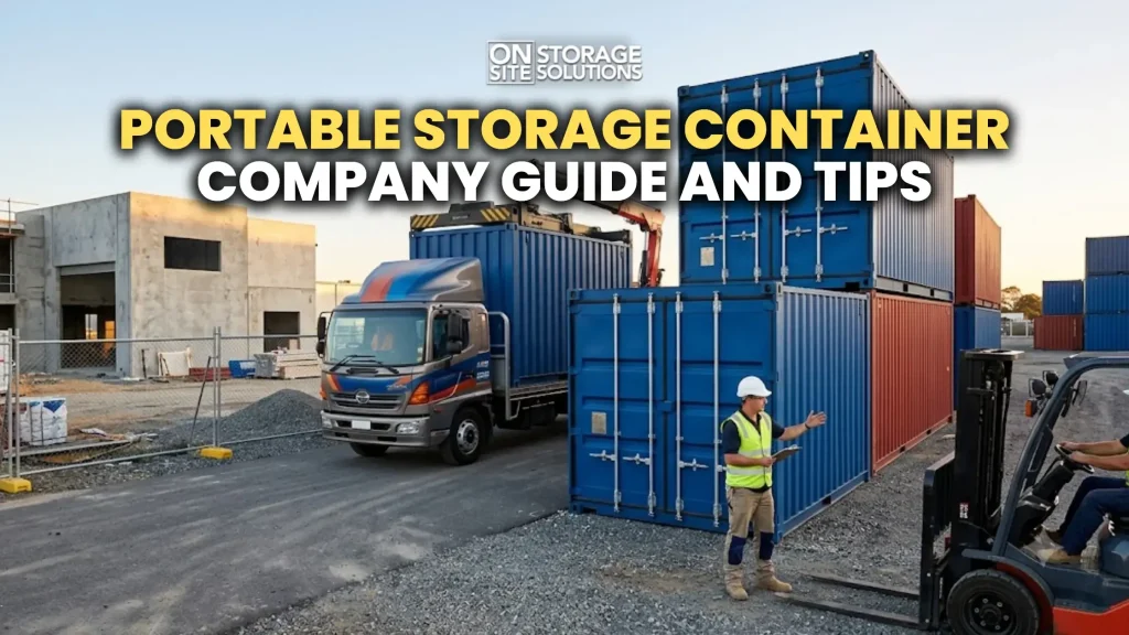 Portable storage container company providing durable and secure storage containers for residential, commercial, and moving needs.