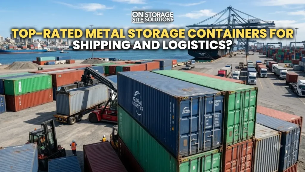 Top-rated storage containers for shipping used for secure logistics, freight transport, and industrial storage applications.