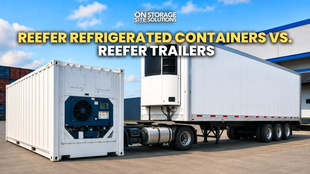 Reefer refrigerated containers vs reefer trailers comparison